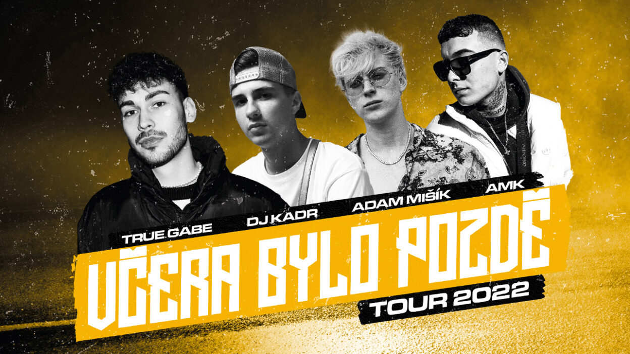 Nová generace rapperů vyráží na společnou tour Včera bylo pozdě.